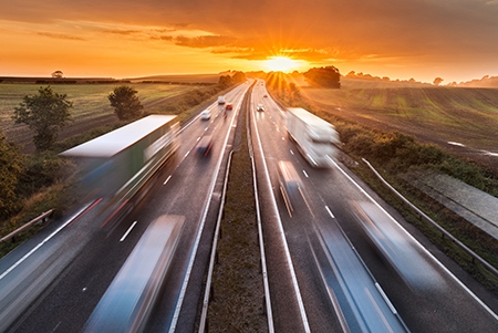 motorway motion blur